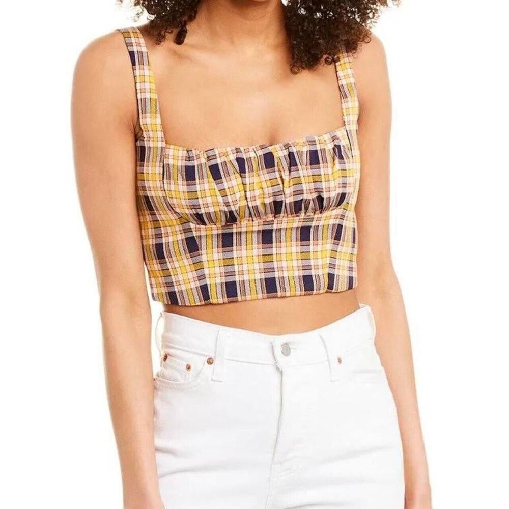 Capulet Chiara Ruched Crop‎ Tank Top NWOT